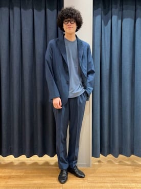「アイテム（スーツセット）」を使った、SUIT SQUAREさん（メンズ・182cm）の冬コーディネート