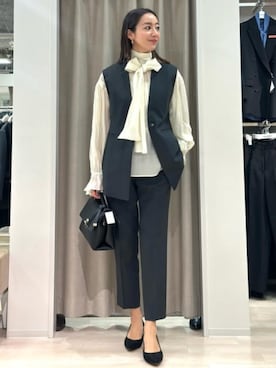 SUIT SQUAREさん（レディース・170cm）の冬コーディネート