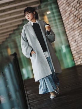 SUIT SQUAREさん（レディース・157cm）の冬コーディネート