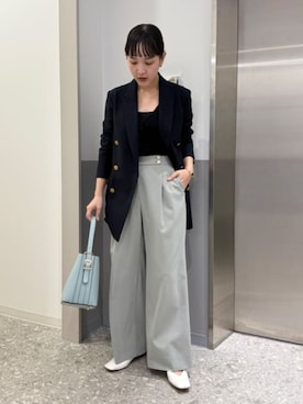 「SUIT SQUARE（スーツスクエア）のアイテム」を使った、SUIT SQUAREさん（レディース・155cm）の春コーディネート