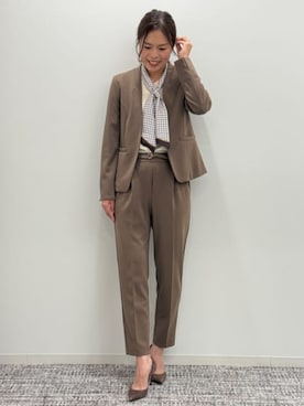 「オケージョンスタイル」｜SUIT SQUAREさん（レディース・167cm）の冬コーディネート