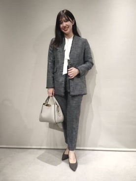 SUIT SQUAREさん（レディース・160cm）の冬コーディネート