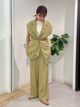 「CIS.（シス）のアイテム」を使った、SUIT SQUAREさん（レディース・163cm）の夏コーディネート