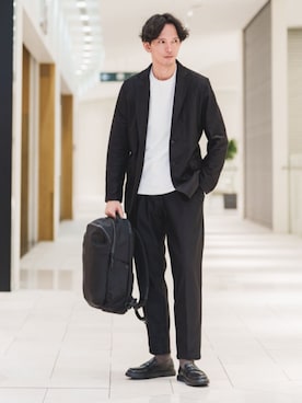 「アイテム（セットアップ）」を使った、SUIT SQUAREさん（メンズ・186cm）の冬コーディネート