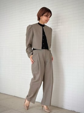 「CIS.（シス）のアイテム」を使った、SUIT SQUAREさん（レディース・160cm）の春コーディネート