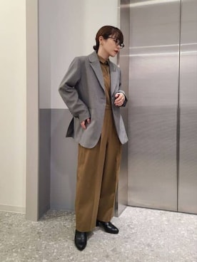 SUIT SQUAREさん（レディース・156cm）の冬コーディネート