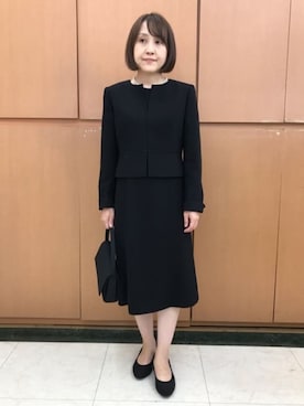 「AOYAMA（アオヤマ）のアイテム」を使った、SUIT SQUAREさん（レディース・150cm）の冬コーディネート