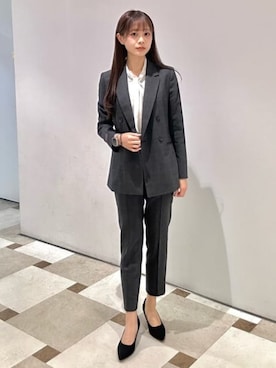 「SUIT SQUARE（スーツスクエア）のアイテム」を使った、SUIT SQUAREさん（レディース・161cm）の春コーディネート
