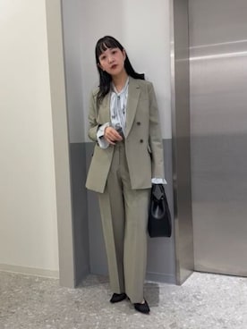 「SUIT SQUARE（スーツスクエア）のアイテム」を使った、SUIT SQUAREさん（レディース・155cm）の春コーディネート