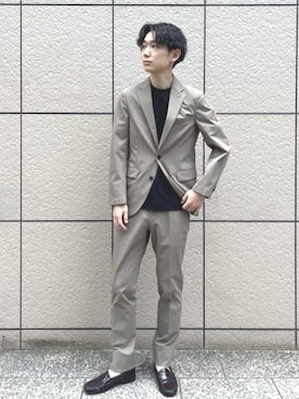 SUIT SQUAREさん（メンズ・172cm）の冬コーディネート