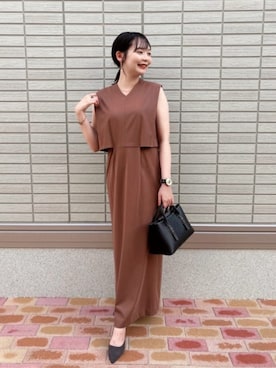 「ディナー」｜SUIT SQUAREさん（レディース・157cm）の春コーディネート