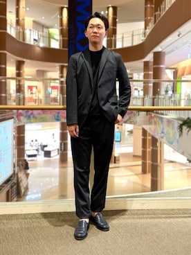 SUIT SQUAREさん（メンズ・175cm）の冬コーディネート