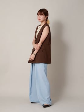 「CIS.（シス）のアイテム」を使った、SUIT SQUAREさん（レディース・163cm）の春コーディネート