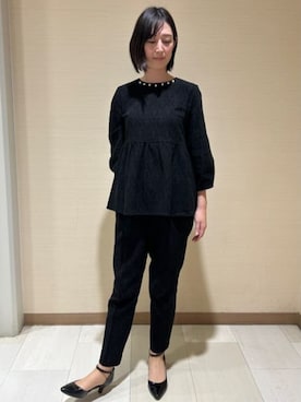 「アイテム（スーツセット）」を使った、SUIT SQUAREさん（レディース・168cm）の冬コーディネート