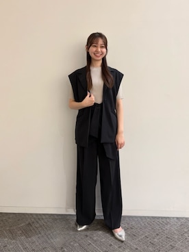 「CIS.（シス）のアイテム」を使った、SUIT SQUAREさん（レディース・163cm）の夏コーディネート