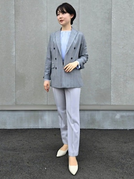 「通勤」｜SUIT SQUAREさん（レディース・162cm）の春コーディネート