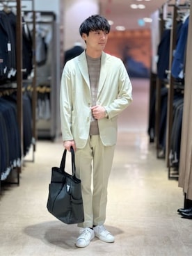 「スーツ」｜SUIT SQUAREさん（メンズ・175cm）の春コーディネート