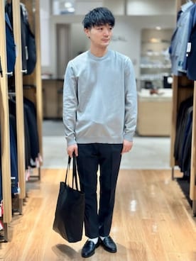 「SUIT SQUARE（スーツスクエア）のアイテム」を使った、SUIT SQUAREさん（メンズ・175cm）の春コーディネート