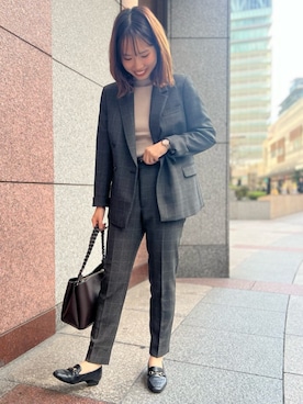 SUIT SQUAREさん(レディース・158cm)の冬コーディネート