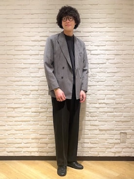 「SUIT SQUARE（スーツスクエア）のアイテム」を使った、SUIT SQUAREさん（メンズ・182cm）の春コーディネート