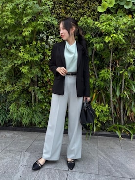 「SUIT SQUARE（スーツスクエア）のアイテム」を使った、SUIT SQUAREさん（レディース・163cm）の春コーディネート
