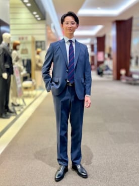 「SUIT SQUARE（スーツスクエア）のアイテム」を使った、SUIT SQUAREさん（メンズ・173cm）の冬コーディネート