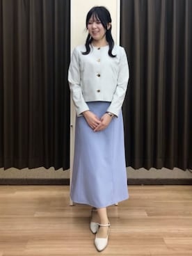 「AOYAMA（アオヤマ）のアイテム」を使った、SUIT SQUAREさん（レディース・160cm）の冬コーディネート