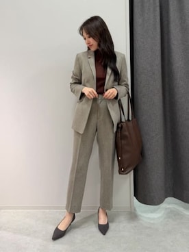 SUIT SQUAREさん（レディース・163cm）の冬コーディネート