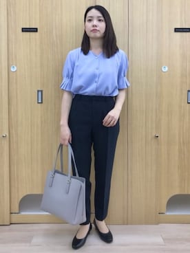 「通勤」｜SUIT SQUAREさん（レディース・159cm）の春コーディネート