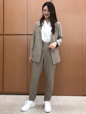 SUIT SQUAREさん（レディース・155cm）の冬コーディネート
