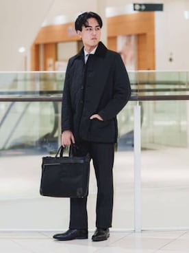 SUIT SQUAREさん（メンズ・173cm）の冬コーディネート