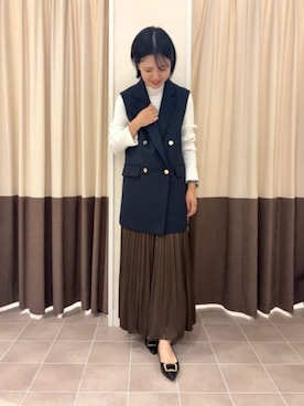 SUIT SQUAREさん（レディース・158cm）の冬コーディネート