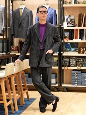 SUIT SQUAREさん（メンズ・174cm）の冬コーディネート