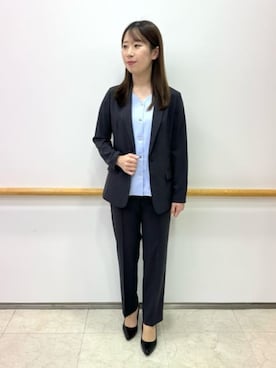 「お仕事コーデ」｜SUIT SQUAREさん（レディース・160cm）の夏コーディネート