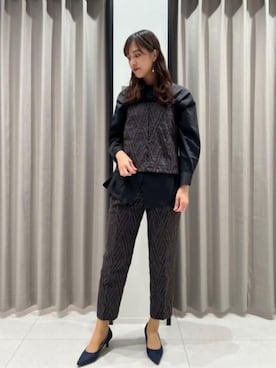 SUIT SQUAREさん（レディース・170cm）の冬コーディネート