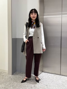 SUIT SQUAREさん（レディース・155cm）の冬コーディネート