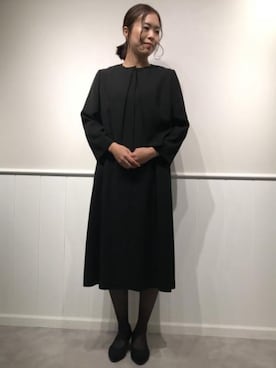 「AOYAMA（アオヤマ）のアイテム」を使った、SUIT SQUAREさん（レディース・167cm）の冬コーディネート