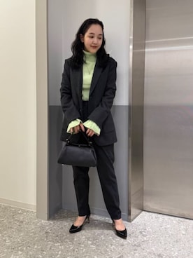 SUIT SQUAREさん（レディース・155cm）の冬コーディネート