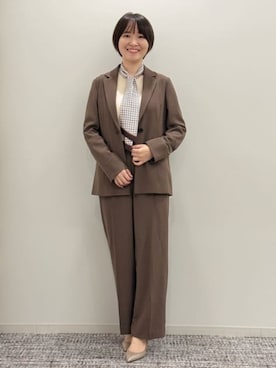 SUIT SQUAREさん（レディース・161cm）の冬コーディネート
