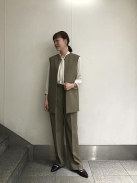 SUIT SQUAREさん（レディース・162cm）の冬コーディネート