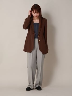 「CIS.（シス）のアイテム」を使った、SUIT SQUAREさん（レディース・163cm）の冬コーディネート