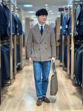 SUIT SQUAREさん(メンズ・175cm)の冬コーディネート