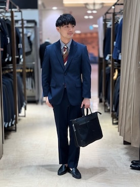 「SUIT SQUARE（スーツスクエア）のアイテム」を使った、SUIT SQUAREさん（メンズ・175cm）の春コーディネート