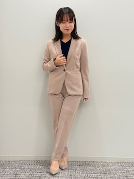 SUIT SQUAREさん（レディース・151cm）の冬コーディネート