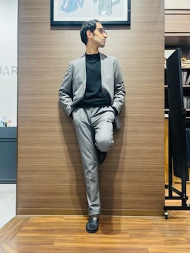 SUIT SQUAREさん（メンズ・175cm）の冬コーディネート