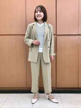 SUIT SQUAREさん（レディース・150cm）の冬コーディネート