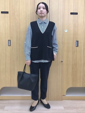 SUIT SQUAREさん（レディース・159cm）の冬コーディネート