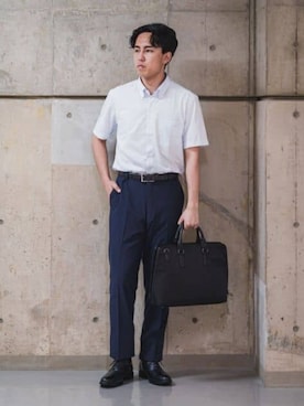 「通勤スタイル」｜SUIT SQUAREさん（メンズ・173cm）の春コーディネート