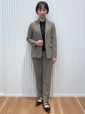 SUIT SQUAREさん（レディース・160cm）の冬コーディネート