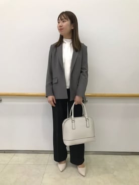 「通勤」｜SUIT SQUAREさん（レディース・160cm）の春コーディネート